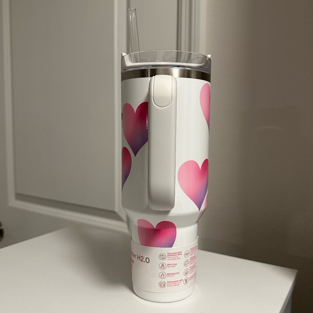 Target x Stanley White Valentine's Day Tumbler - 40 oz - NEW - Picture 3 of 6